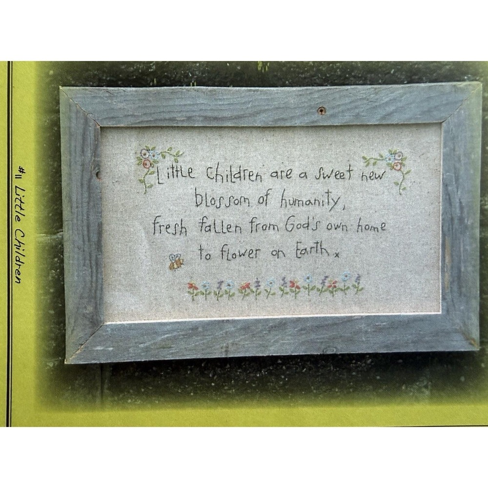 Nutmeg Hare Stitchery Pattern ~ LITTLE CHILDREN # 11
